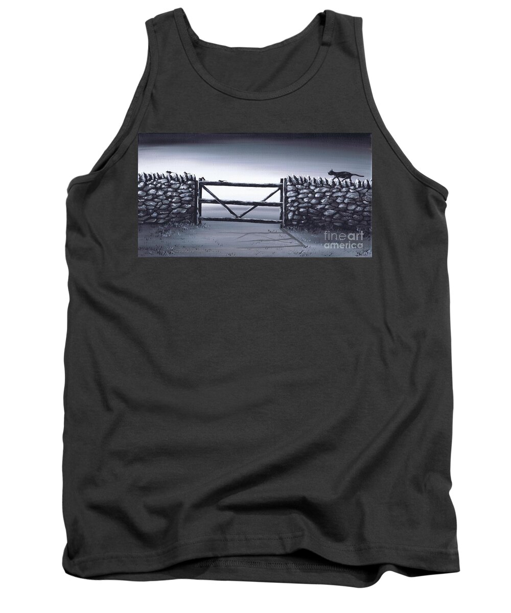 Escape Plan Tank Top featuring the painting Escape Plan by Kenneth Clarke