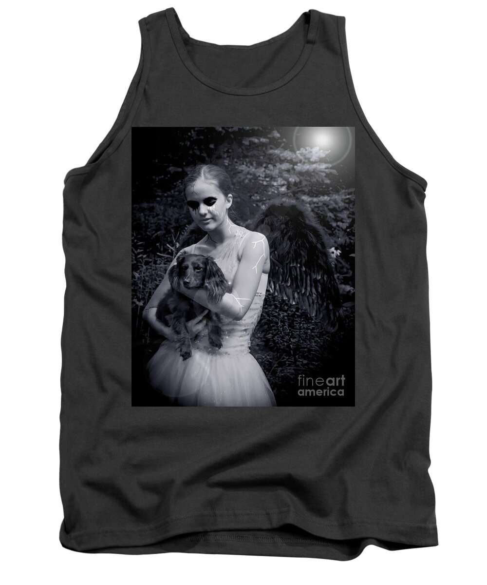Angel Tank Top featuring the photograph Fallen Angel by Rebecca Margraf