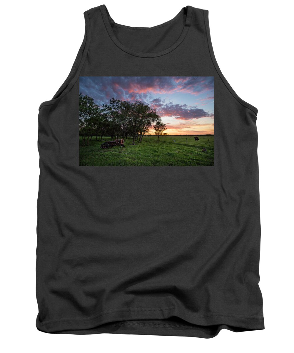 Canova Tank Top featuring the photograph Farm View by Aaron J Groen