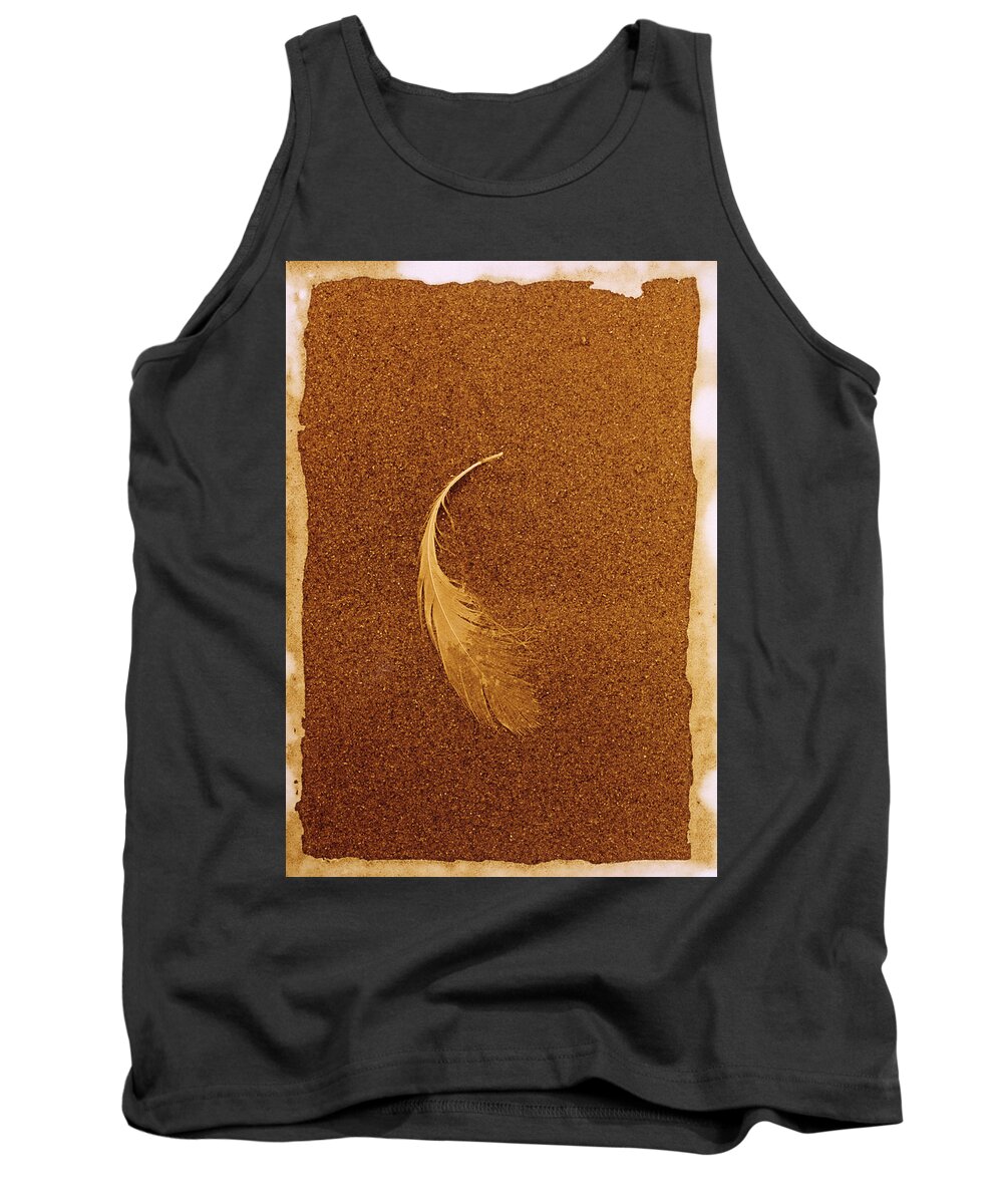 Feather Tank Top featuring the photograph Feather by Casper Cammeraat