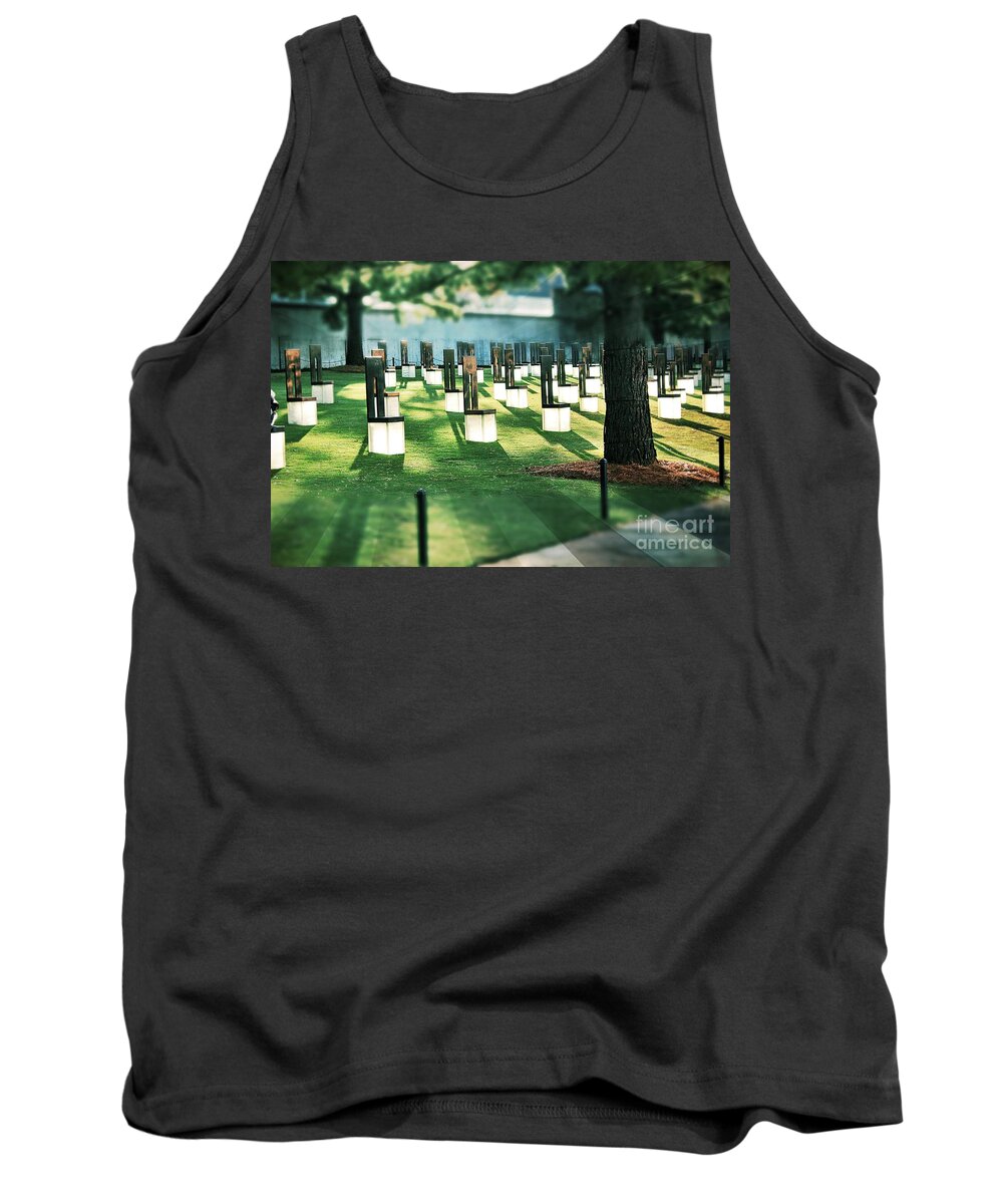 1000 Views Tank Top featuring the photograph Field of Empty Chairs by Jenny Revitz Soper