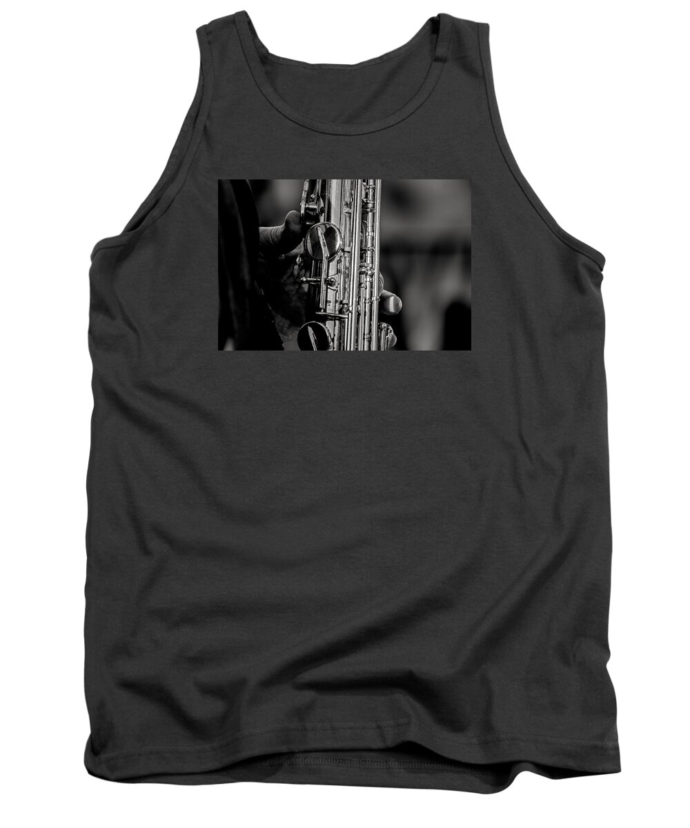 Abstract Tank Top featuring the photograph Fine Art Black and White-195 by Joseph Amaral