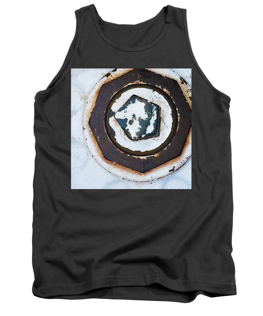 Fire Hydrant Tank Top featuring the photograph Fire hydrant 9 by Suzanne Lorenz