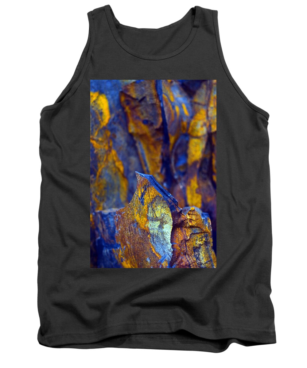 Texture Tank Top featuring the photograph First Cut is the Deepest by Skip Hunt