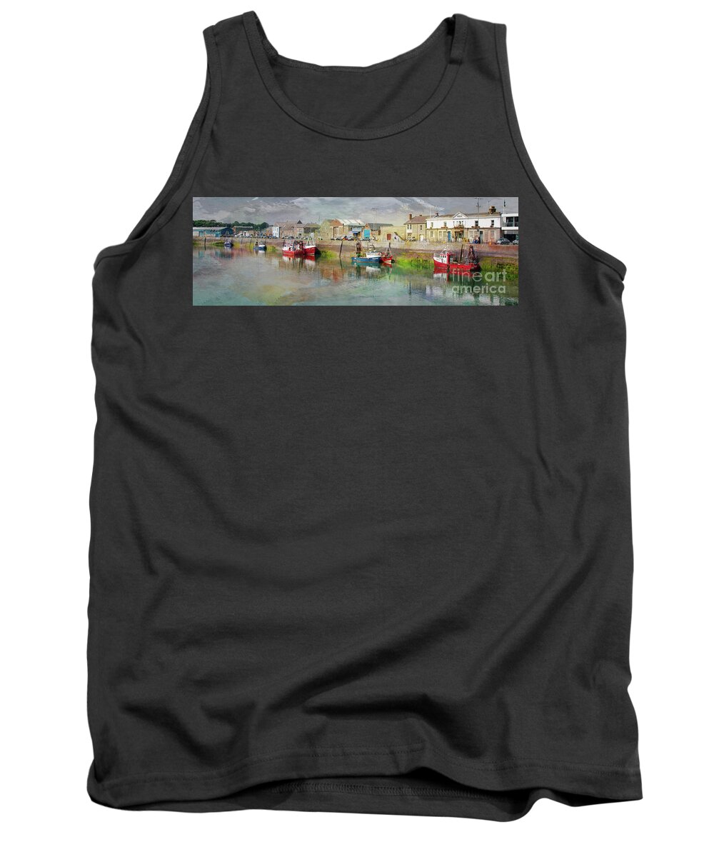Fishing Boats Tank Top featuring the photograph Fishing Boats in Ireland by Norma Warden