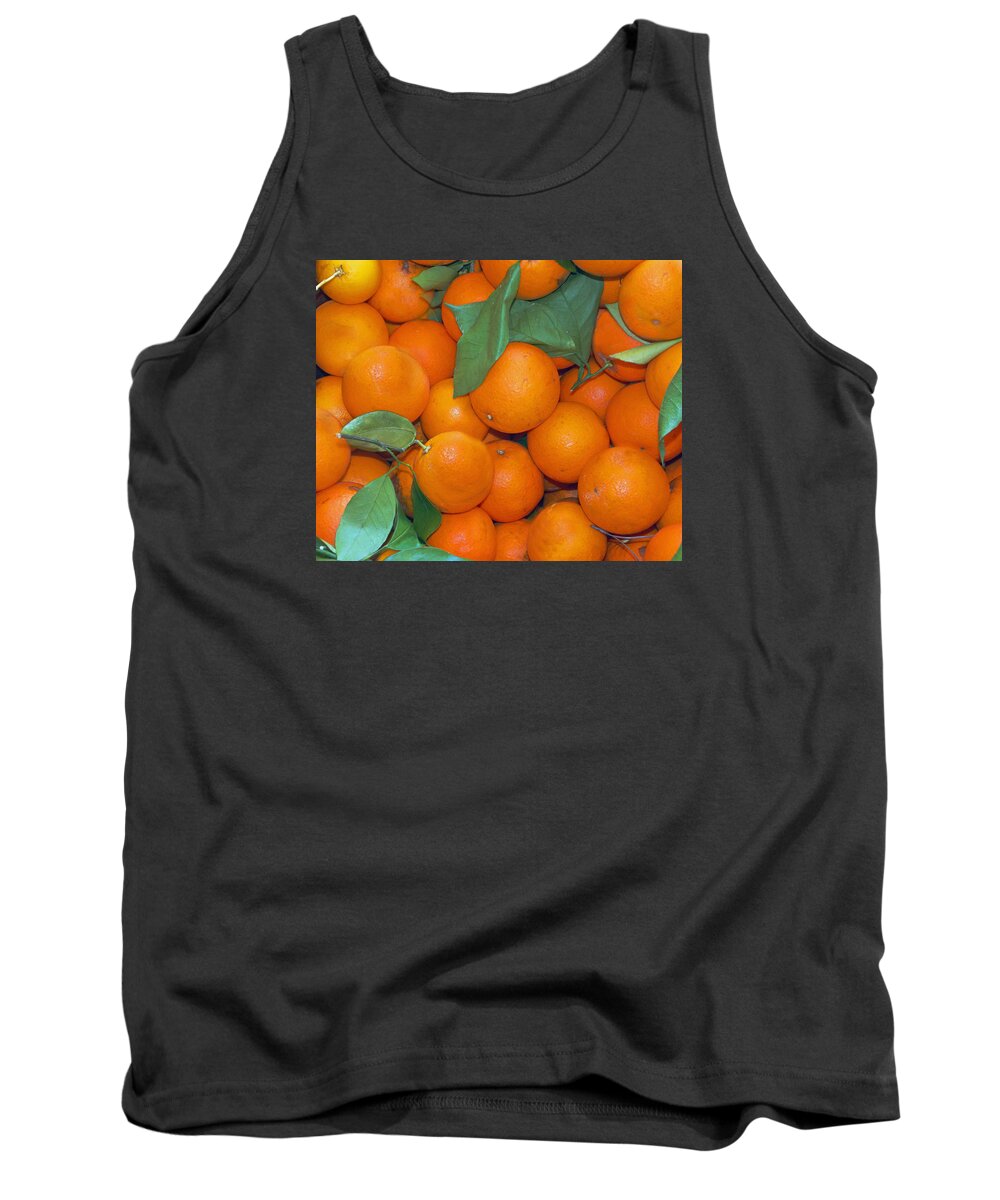 Orange Tank Top featuring the photograph Florida Harvest by Bob Johnson