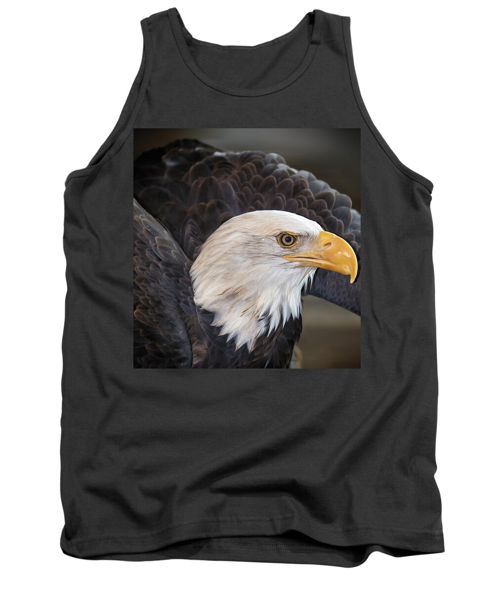 Bald Eagle Tank Top featuring the photograph Fly Like An Eagle by Bill and Linda Tiepelman