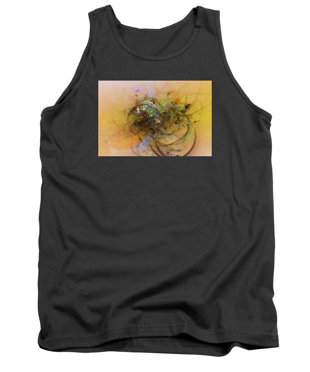 Fractal Tank Top featuring the digital art Fools Paradise by Jeff Iverson