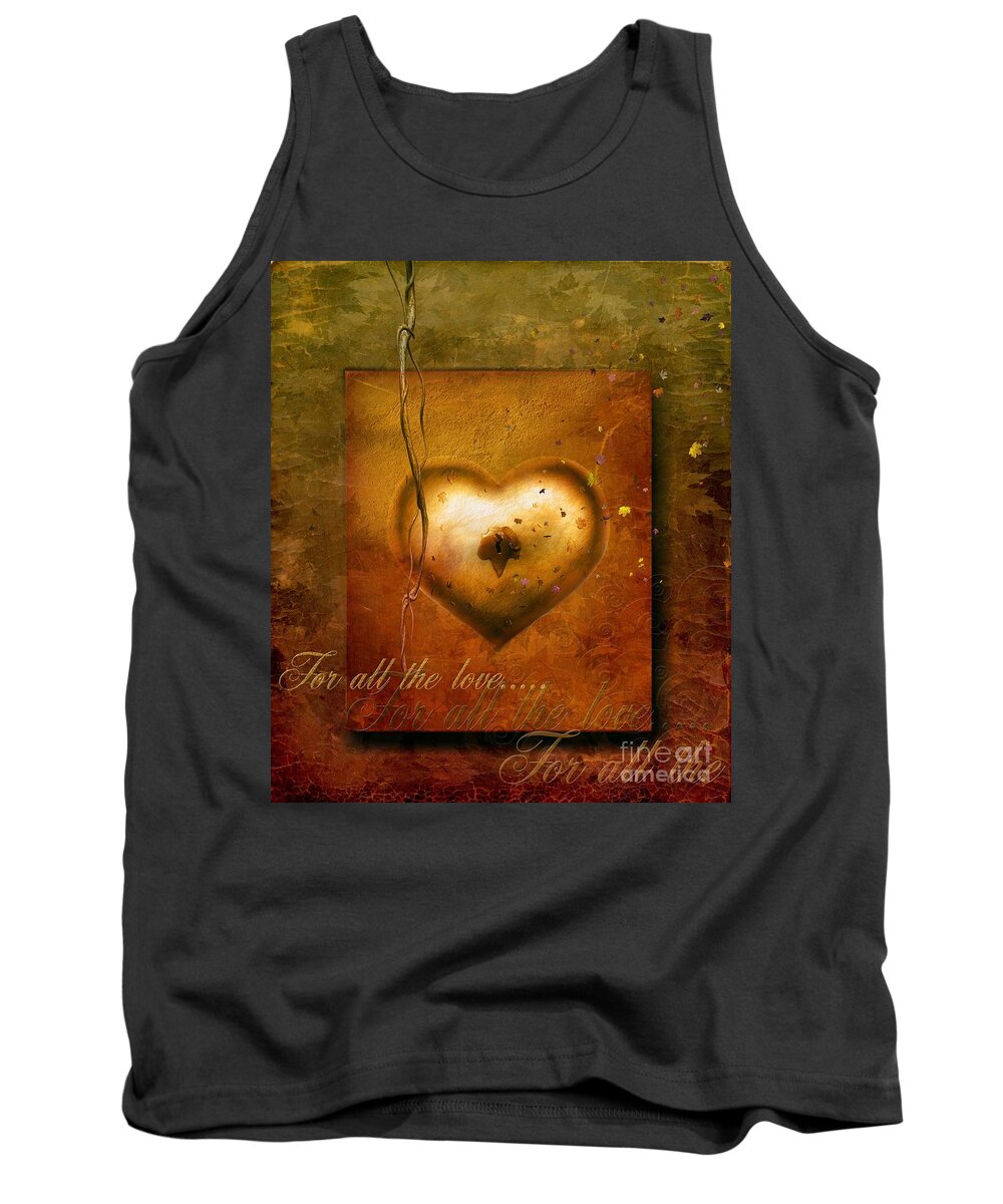 Photodream Tank Top featuring the digital art For all the love by Jacky Gerritsen