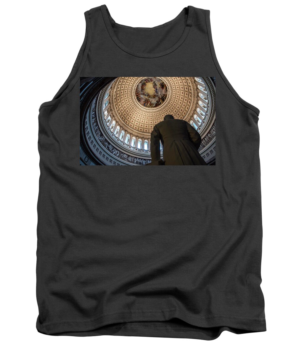 Capitol Building Tank Top featuring the photograph For The People by Ginger Stein