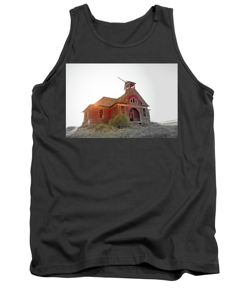 Old Tank Top featuring the photograph Forgoten by Troy Stapek