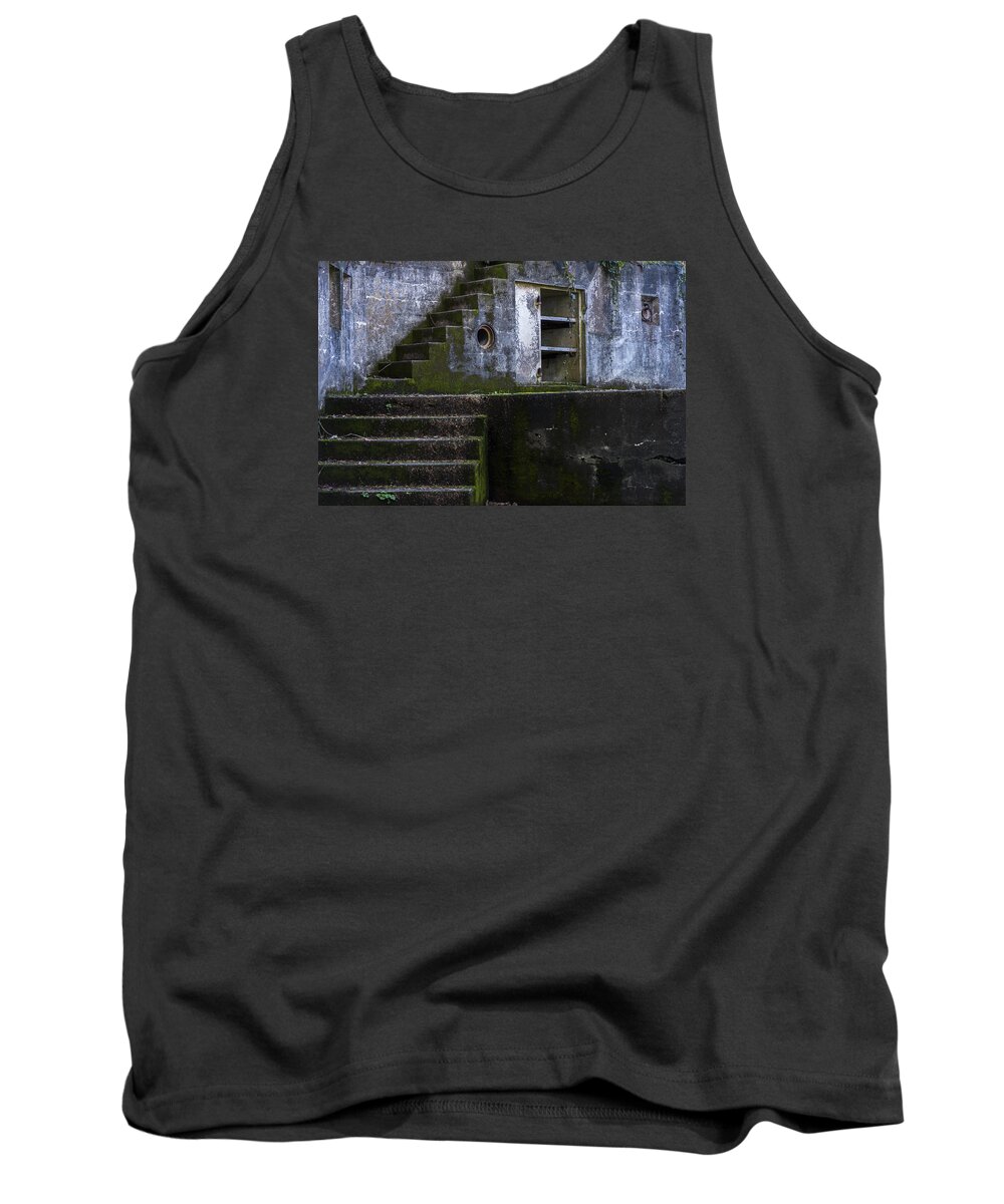 Cape Disappointment State Park Tank Top featuring the photograph Fort Canby by Robert Potts