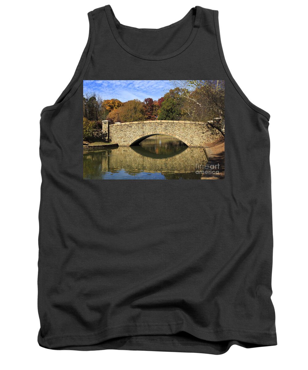 Freedom Tank Top featuring the photograph Freedom Park Bridge by Jill Lang