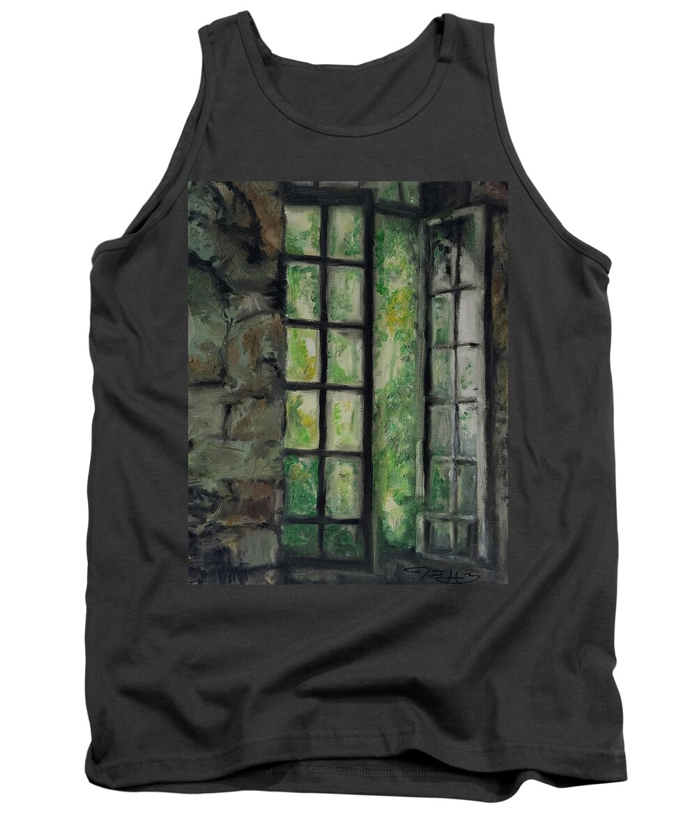  Tank Top featuring the painting French window by Jessie Henry