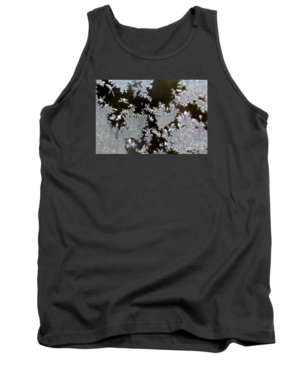 Ice Tank Top featuring the photograph Frosty Morning by Adam Long