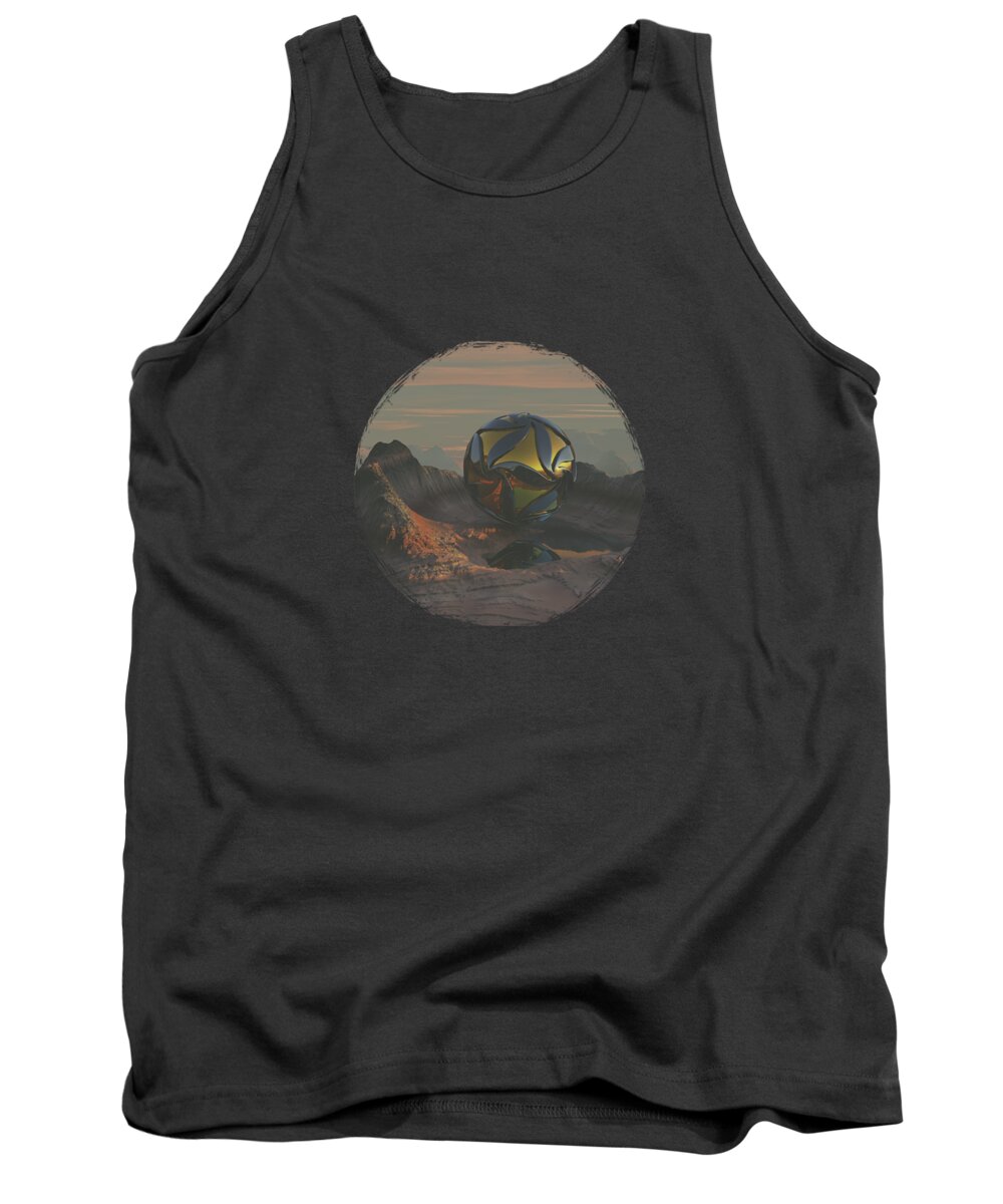 Scifi Tank Top featuring the digital art Gateway by Spacefrog Designs