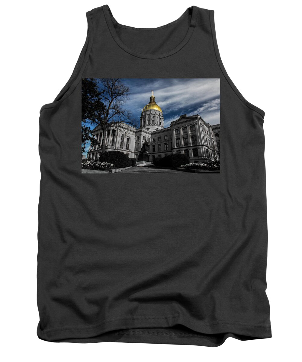 Atlanta Tank Top featuring the photograph Georgia State Capital by Kenny Thomas