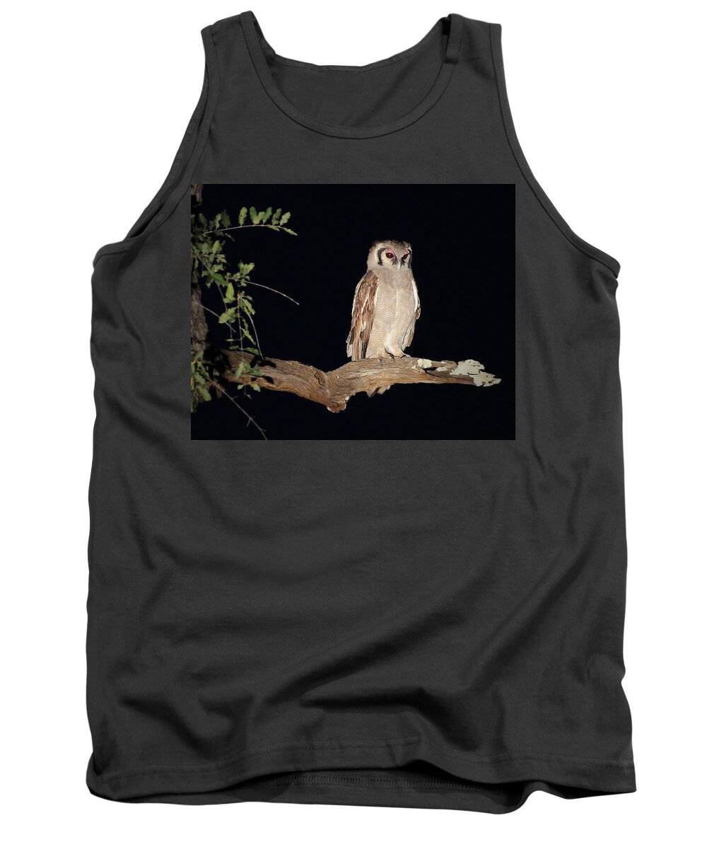 Giant Tank Top featuring the photograph Giant Eagle Owl by Ted Keller