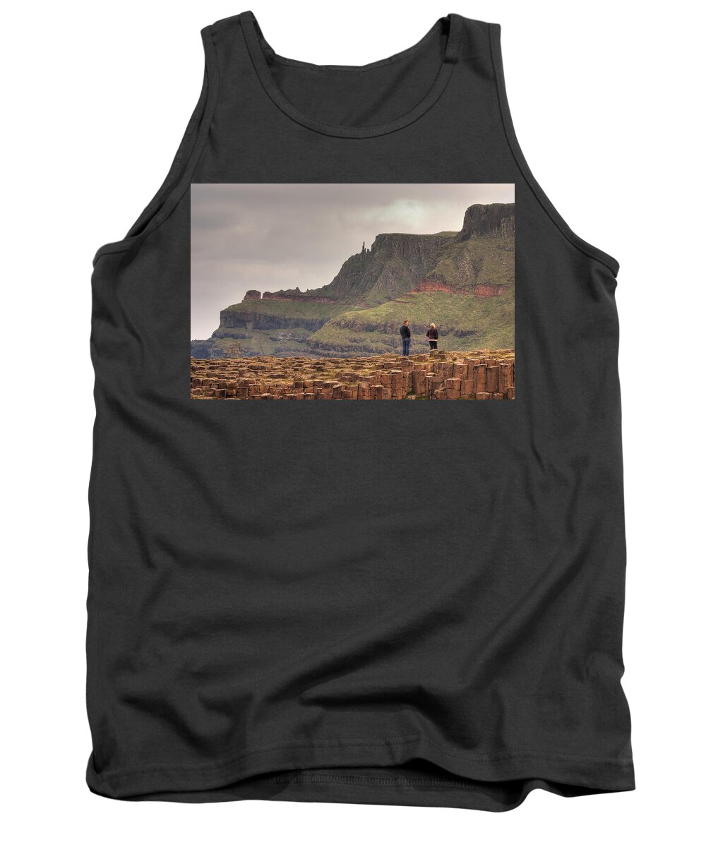 Giants Tank Top featuring the photograph Giants causeway by Ian Middleton