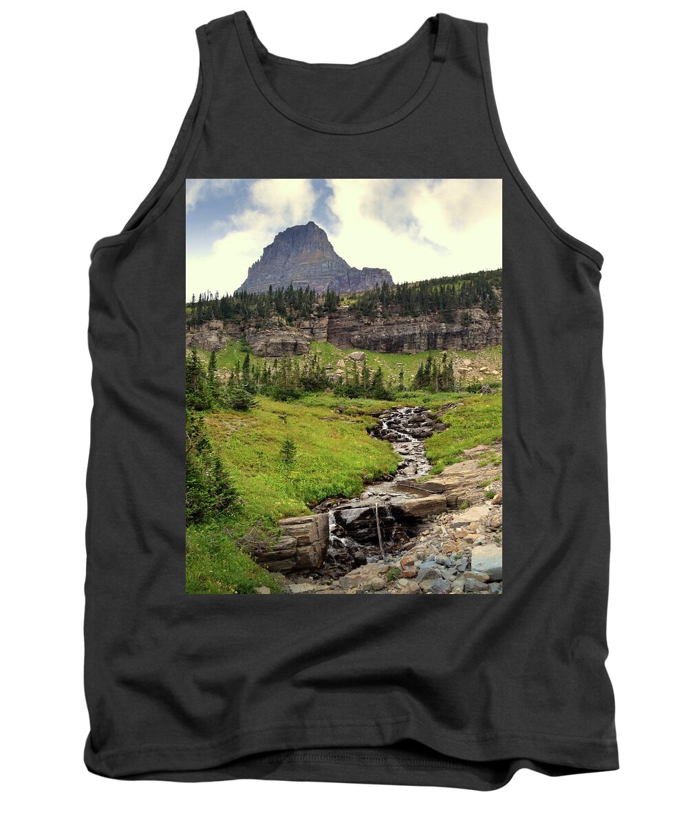 Glacier National Park Tank Top featuring the photograph Going to the Sun 3 by Marty Koch