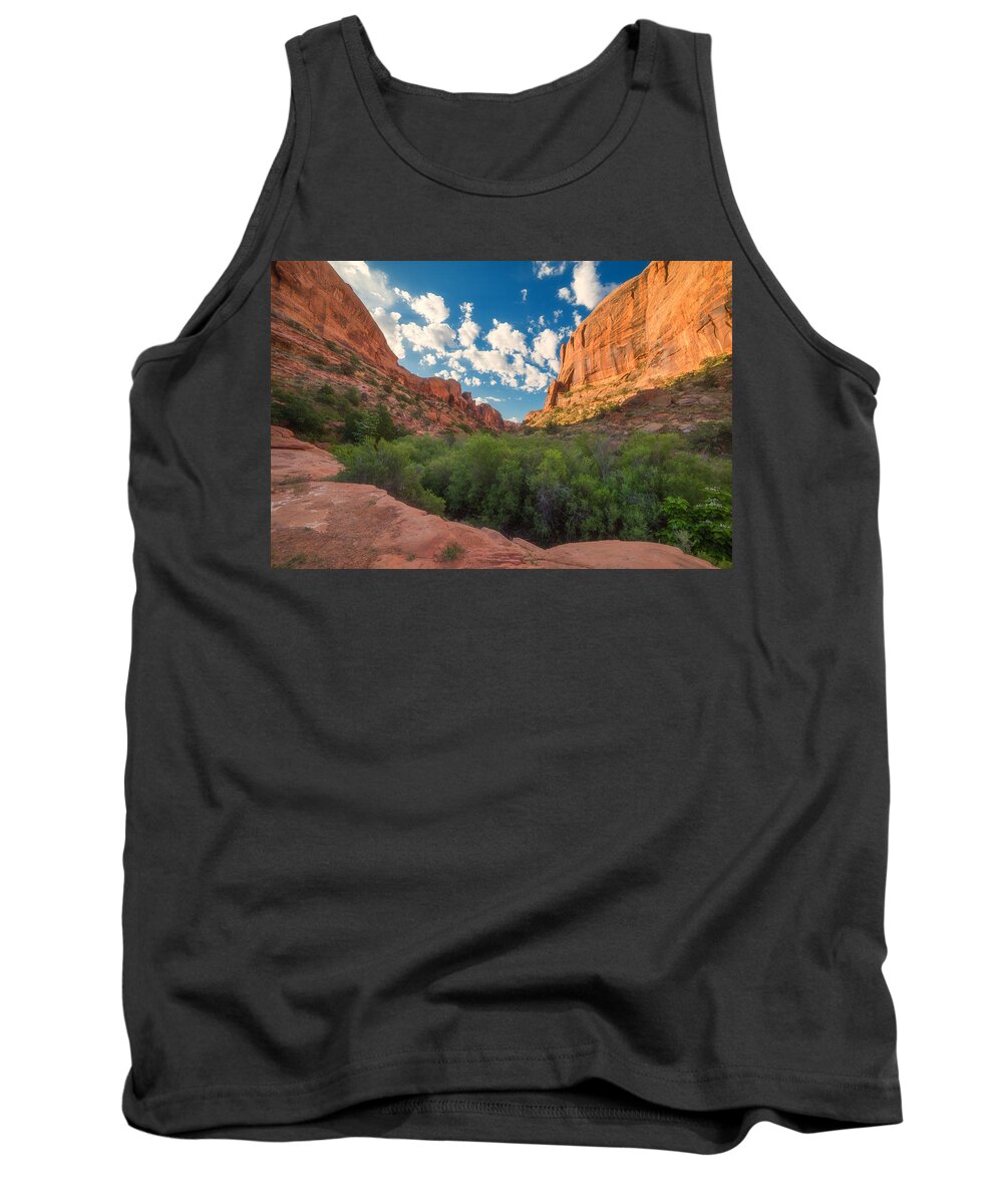 Morning Tank Top featuring the photograph Good Morning Moab by Darren White