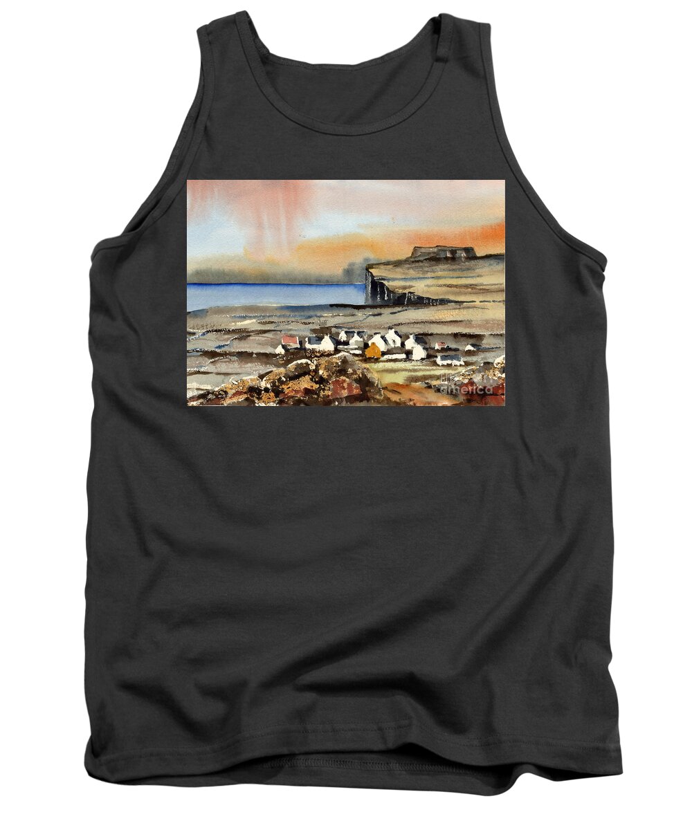  Tank Top featuring the painting Gort na Gapall Inismore Anan by Val Byrne