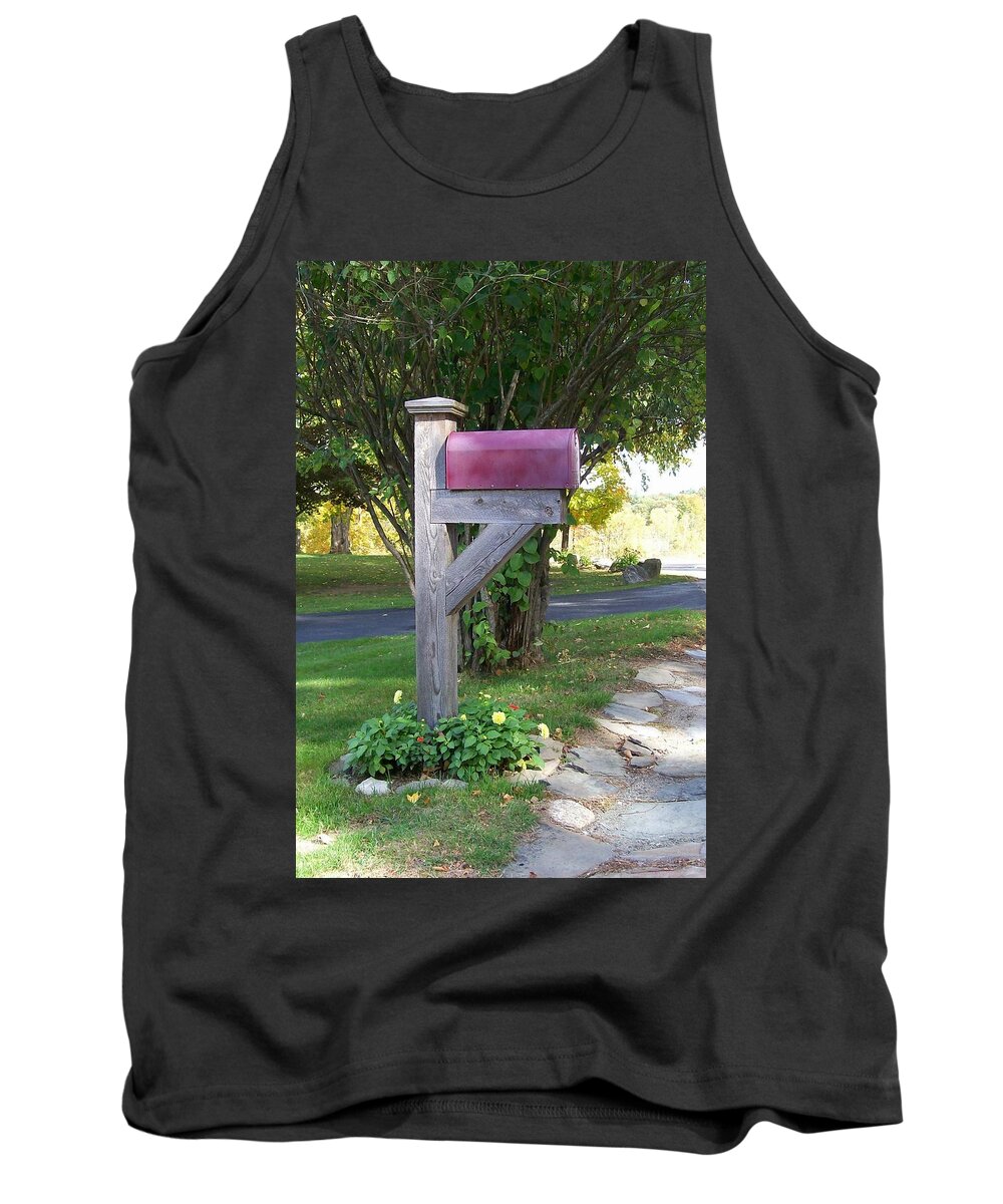 Photography Tank Top featuring the digital art Got Mail by Barbara S Nickerson
