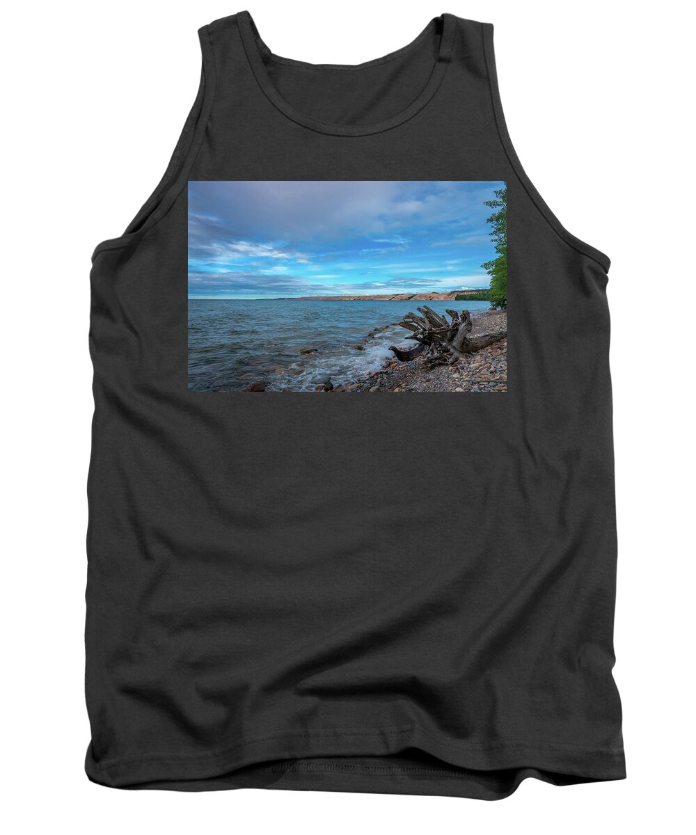 Au Sable East Tank Top featuring the photograph Grand Sable Banks by Gary McCormick