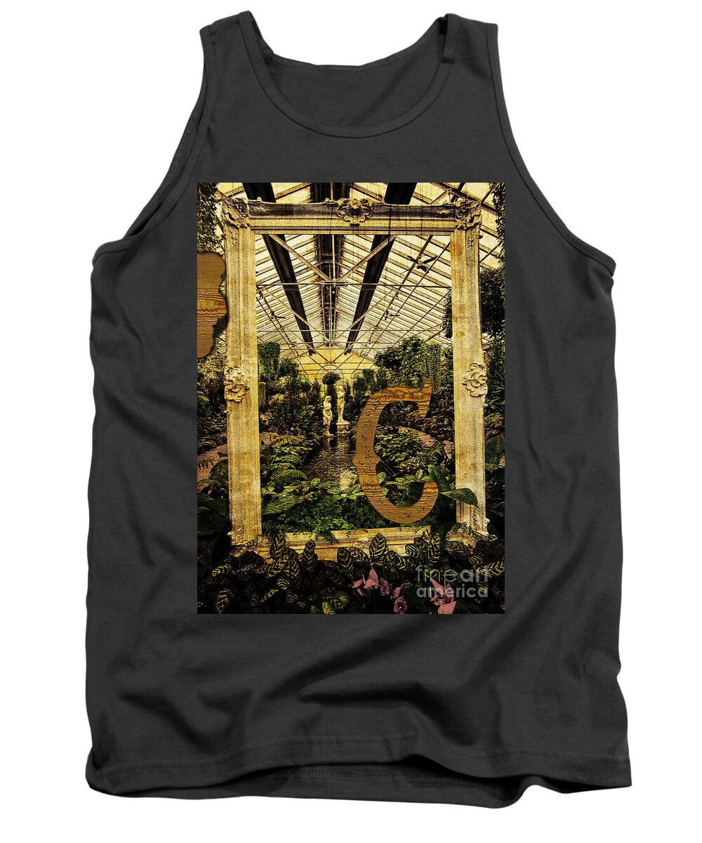 Melbourne Tank Top featuring the photograph Grungy Melbourne Australia Alphabet Series Letter by Beverly Claire Kaiya