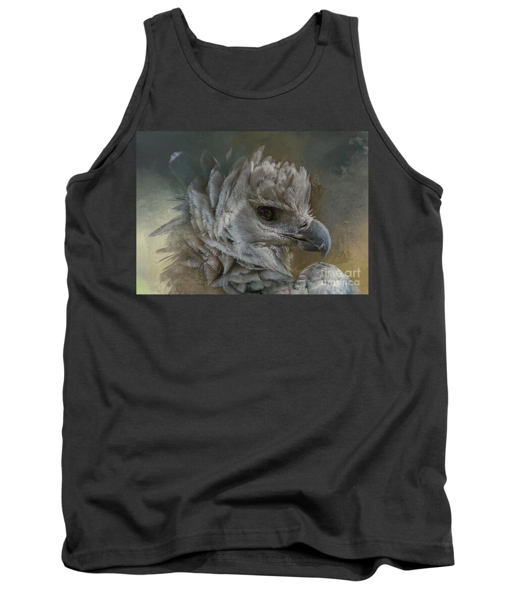 Harpy Eagle Tank Top featuring the photograph Harpy Eagle by Eva Lechner