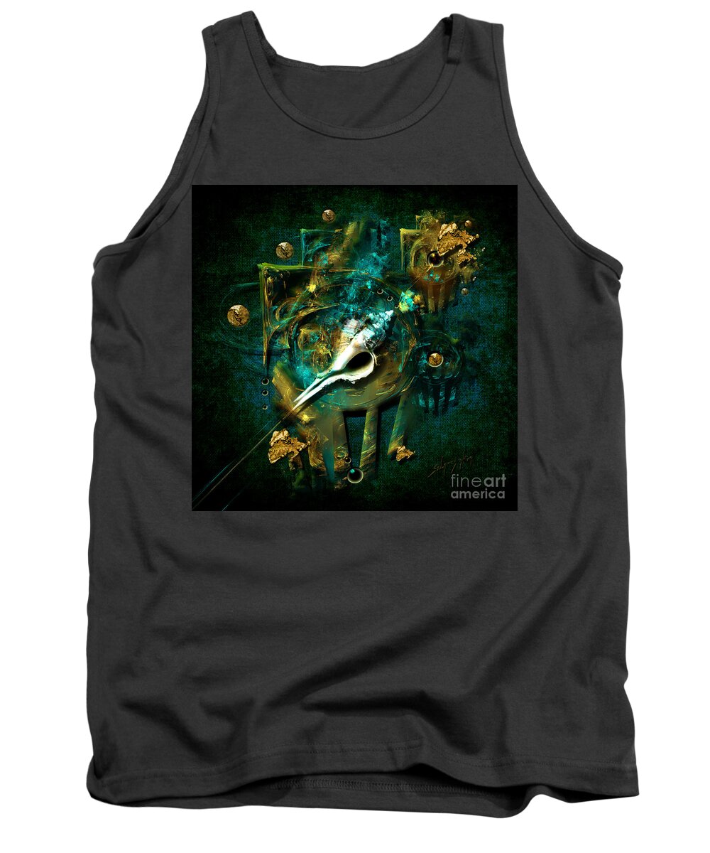 Hatpin Tank Top featuring the painting Hatpin by Alexa Szlavics