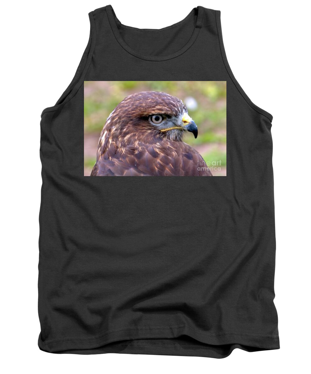 Bird Tank Top featuring the photograph Hawks eye view by Stephen Melia