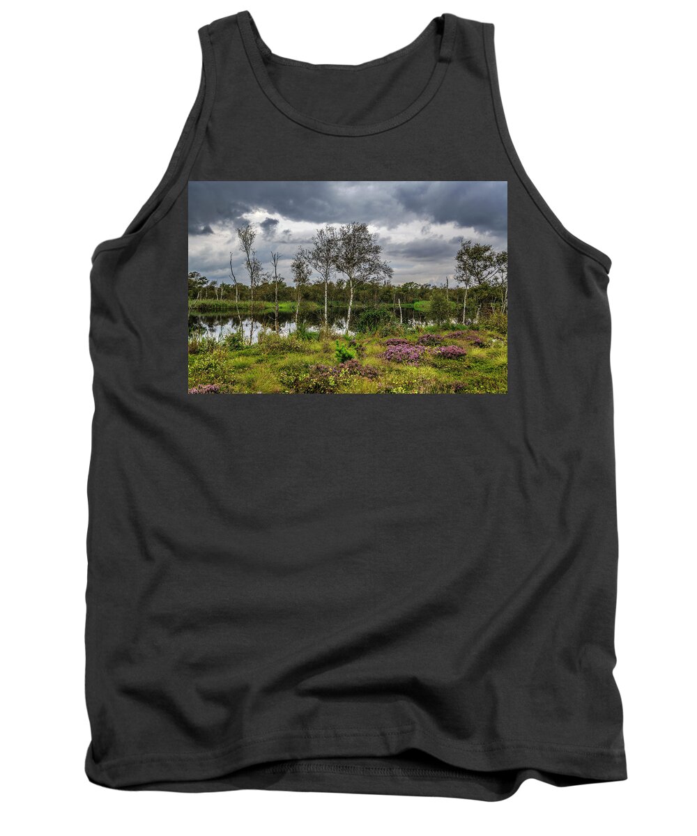 Forest Tank Top featuring the photograph Heather by Elmer Jensen
