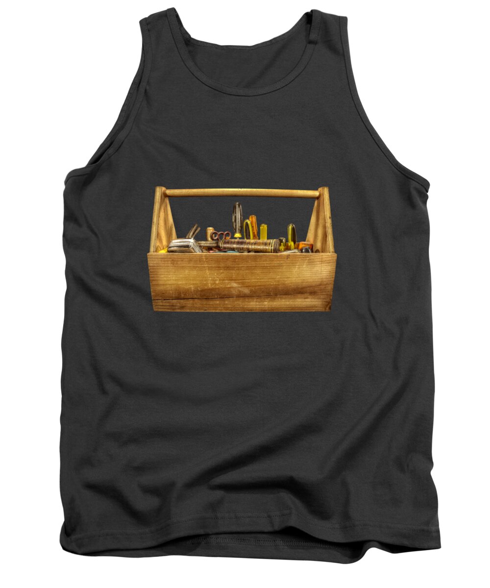 Box Tank Top featuring the photograph Henry's Toolbox by YoPedro