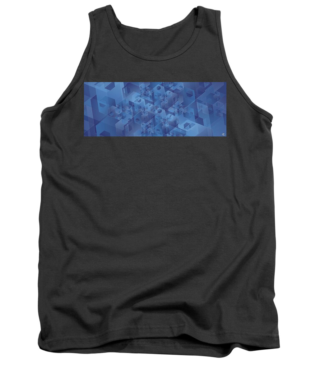 Fibonacci Tank Top featuring the digital art Hexentricity 1 by Kenneth Armand Johnson