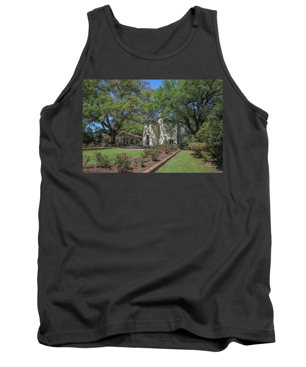 Ul Tank Top featuring the photograph Heyman House Garden 3 by Gregory Daley MPSA