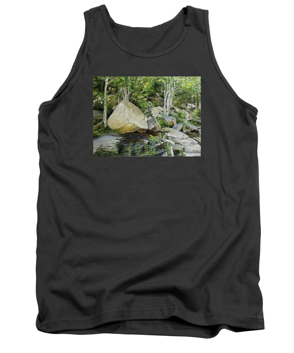 Landscape Tank Top featuring the painting Hide And Seek by William Brody