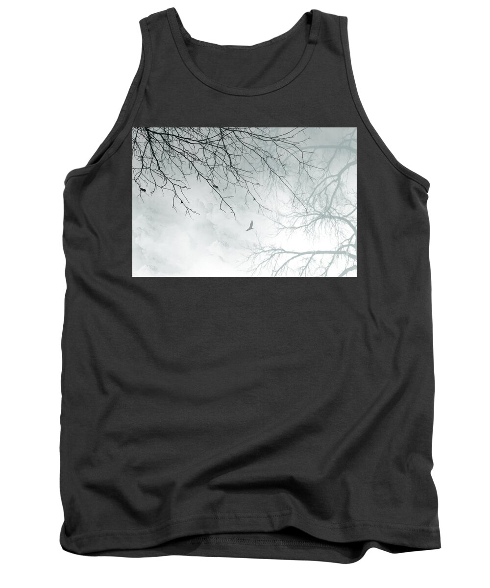 Trees Tank Top featuring the digital art Home by Trilby Cole