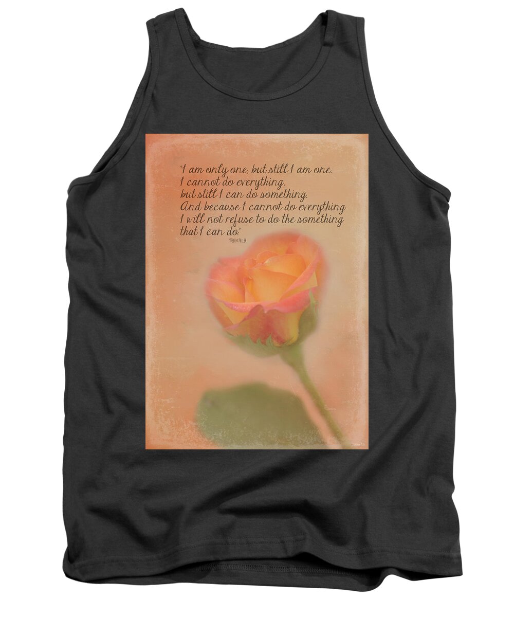 Tl Wilson Photography Tank Top featuring the photograph I Am Only One by Teresa Wilson