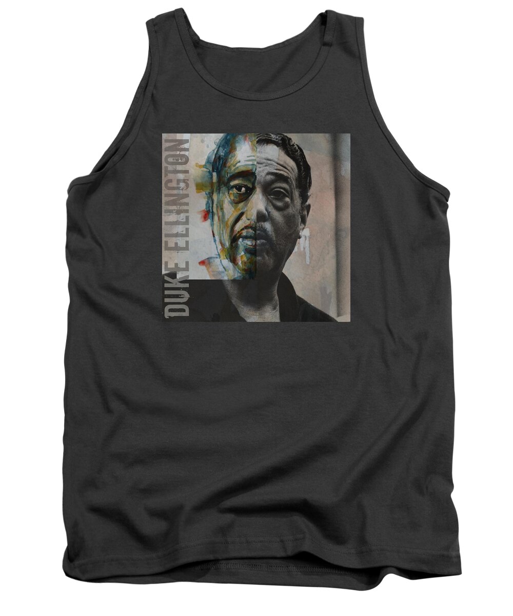 Duke Ellington Tank Top featuring the painting I Got It Bad And That Ain't Good by Paul Lovering
