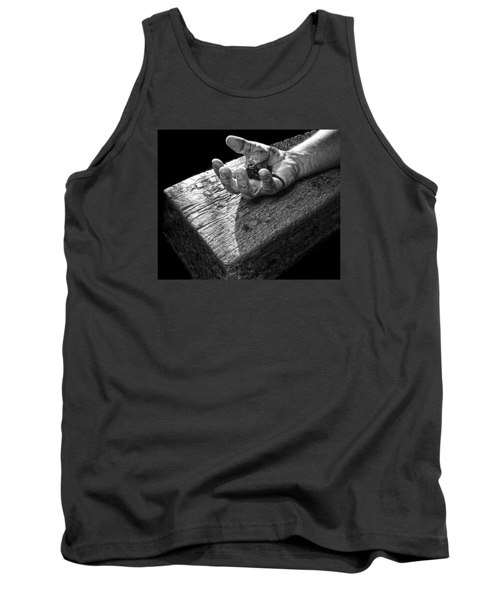Cross Tank Top featuring the photograph I reached out to you by Robert Och