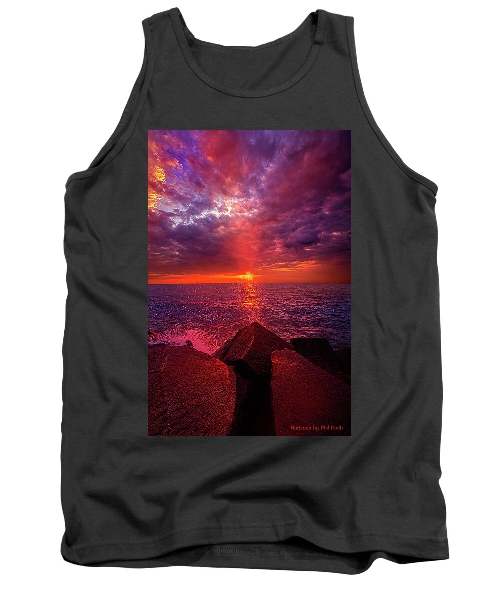 Clouds Tank Top featuring the photograph I Still Believe In What Could Be by Phil Koch