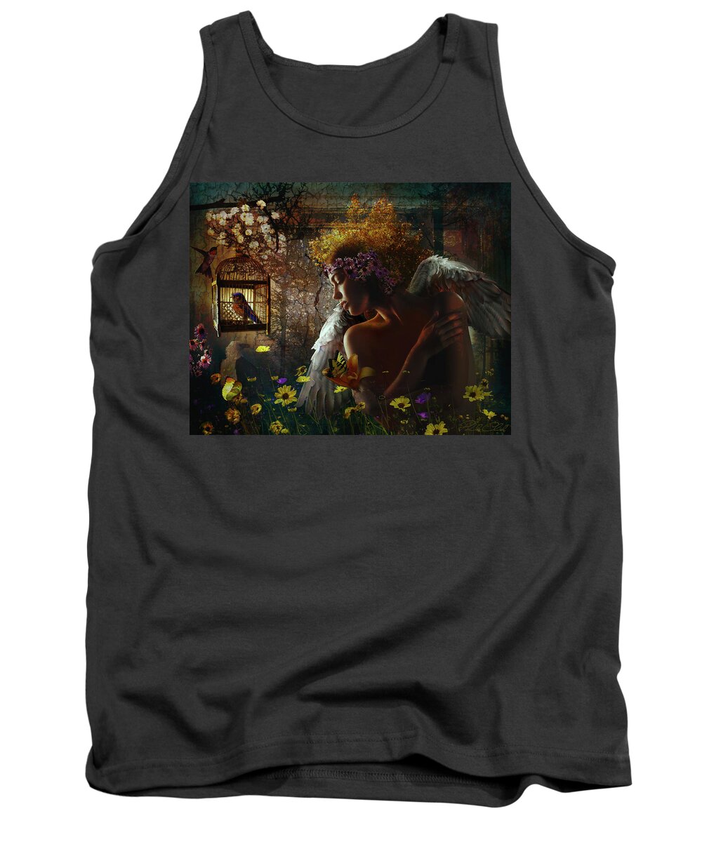 Woman Tank Top featuring the photograph I Wish I Could Fly by Phil Clark