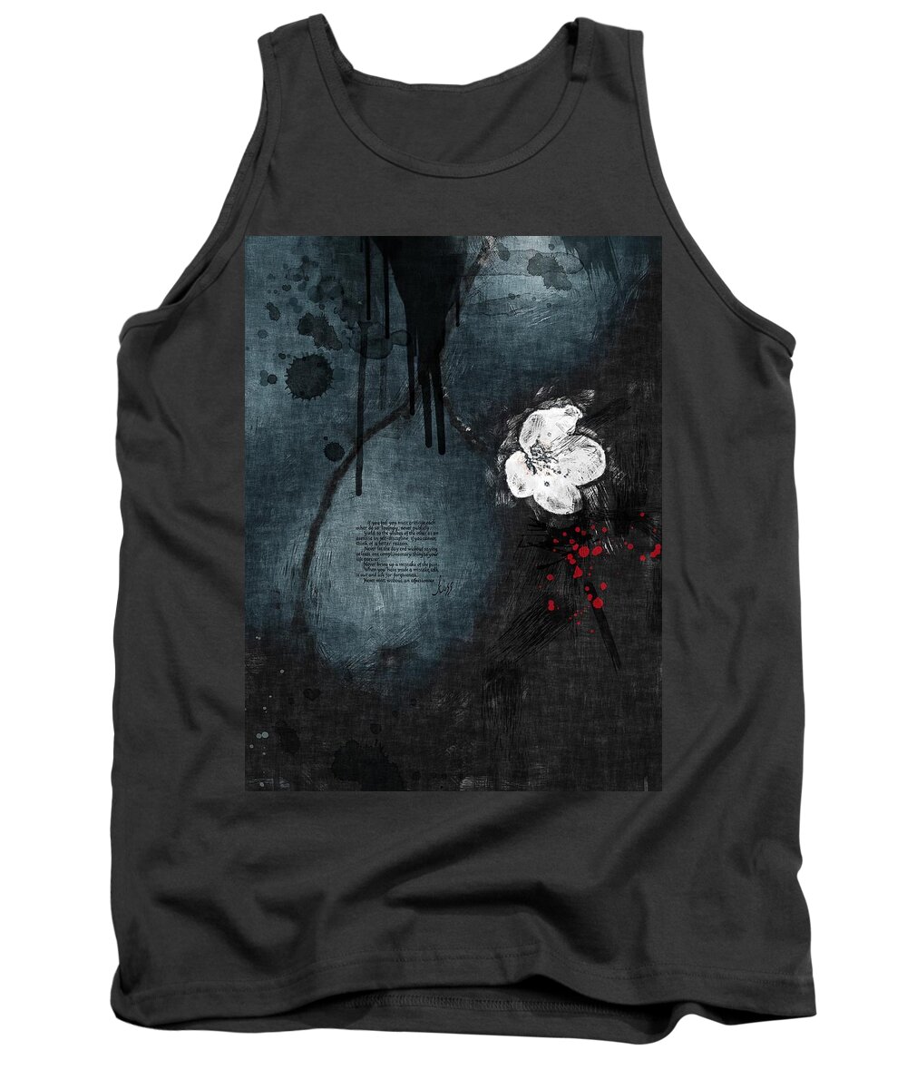 Abstract Tank Top featuring the digital art If you feel by Tanya Gordeeva