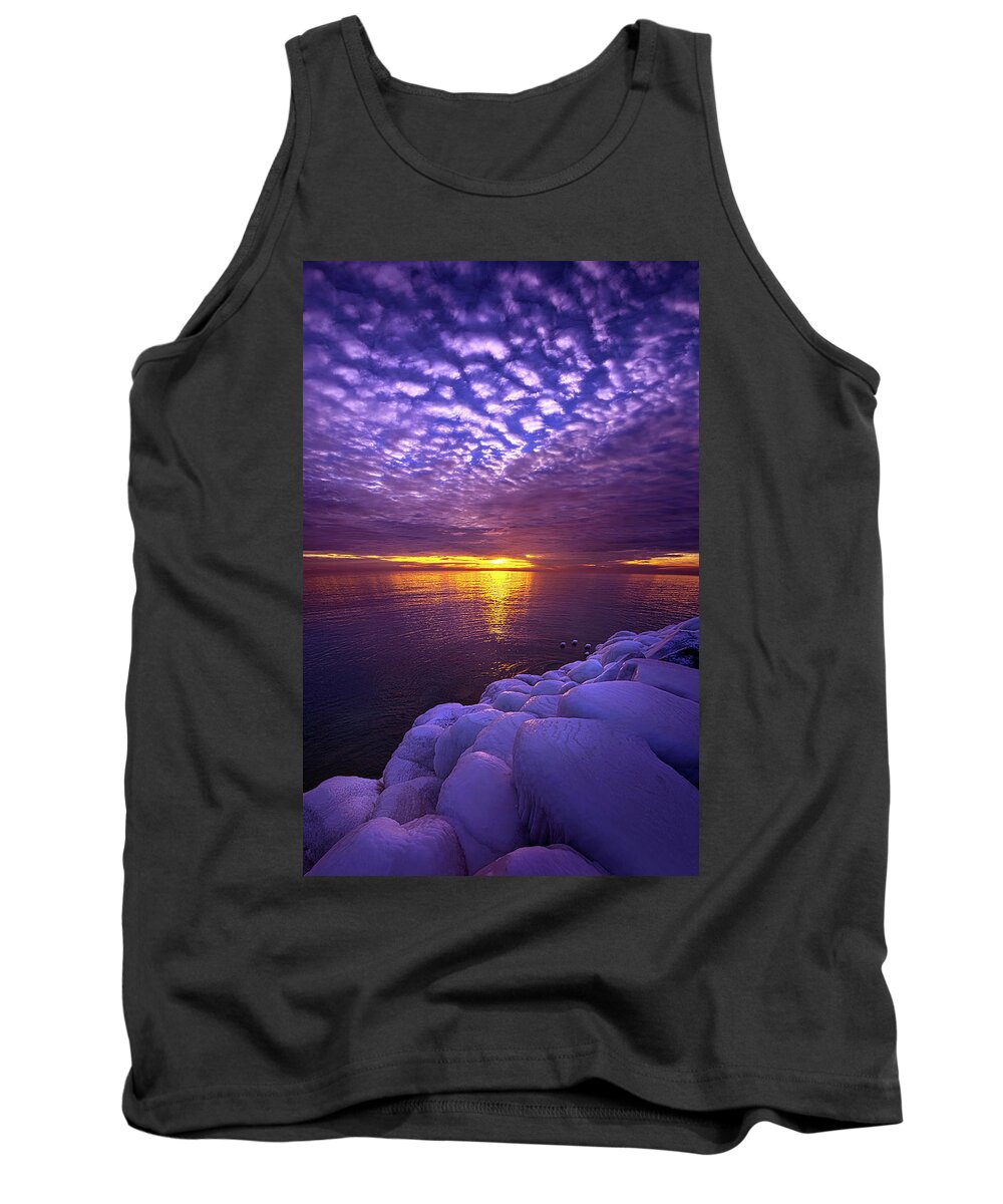 Travel Tank Top featuring the photograph I'll Wait by Phil Koch