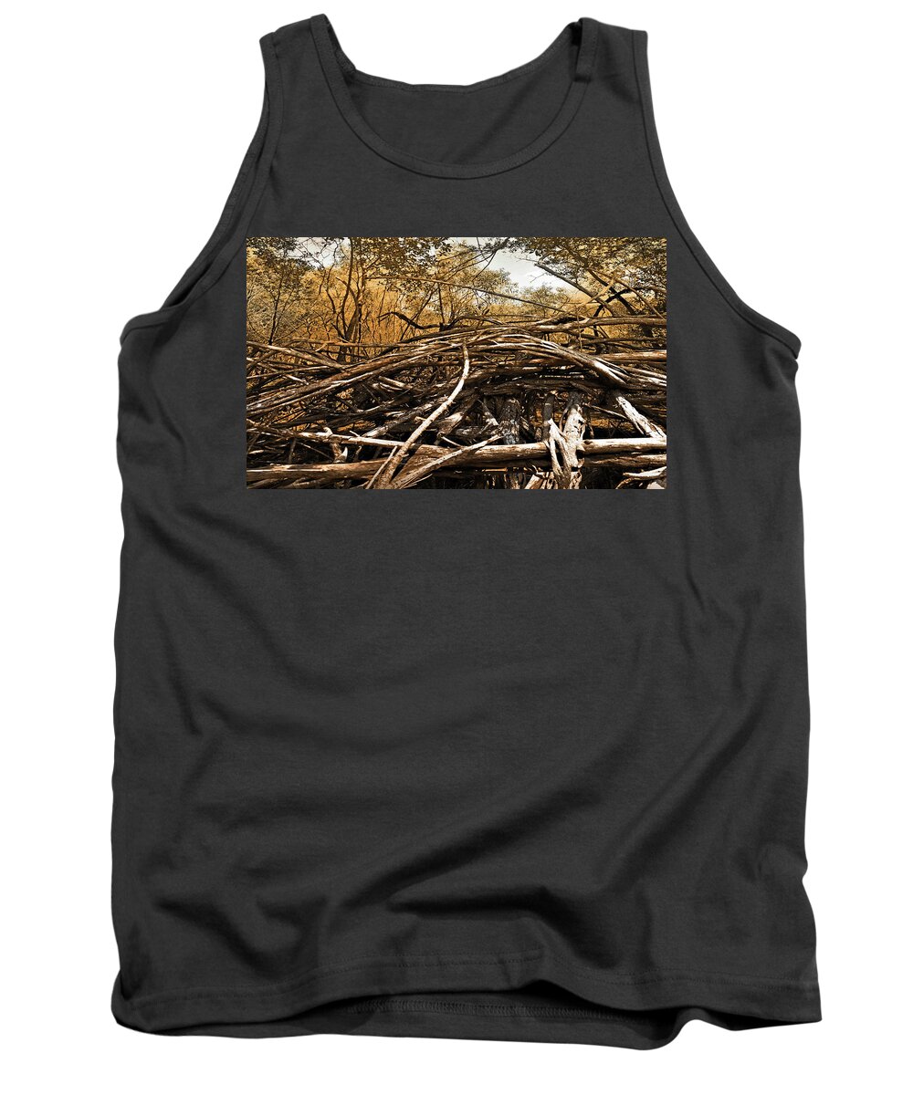 Steve Sperry Mighty Sight Studio Natural Wonders Tampa Woods Photo Art Tank Top featuring the photograph Impenetrable by Steve Sperry