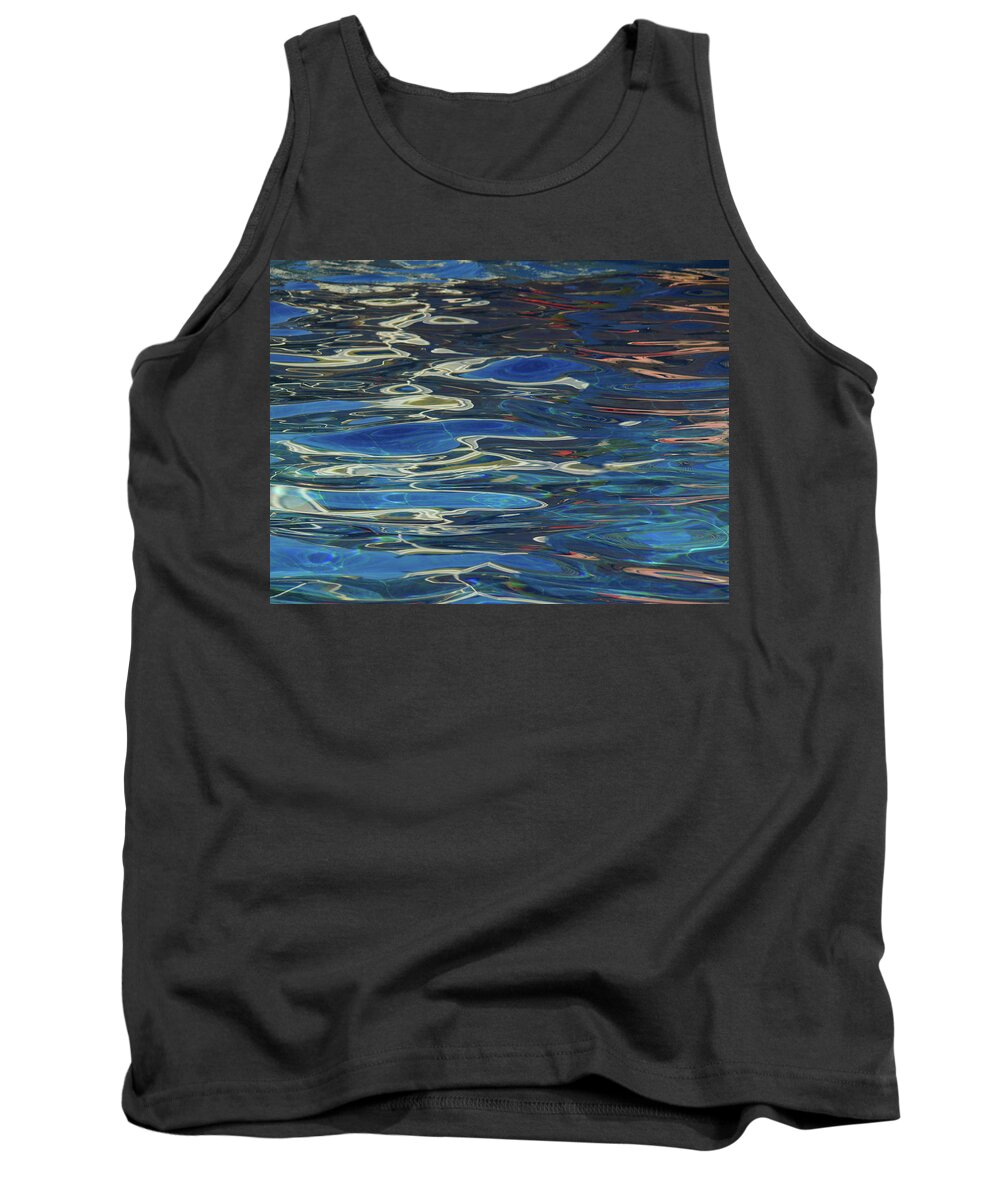Pool Tank Top featuring the photograph In The Pool by Evelyn Tambour