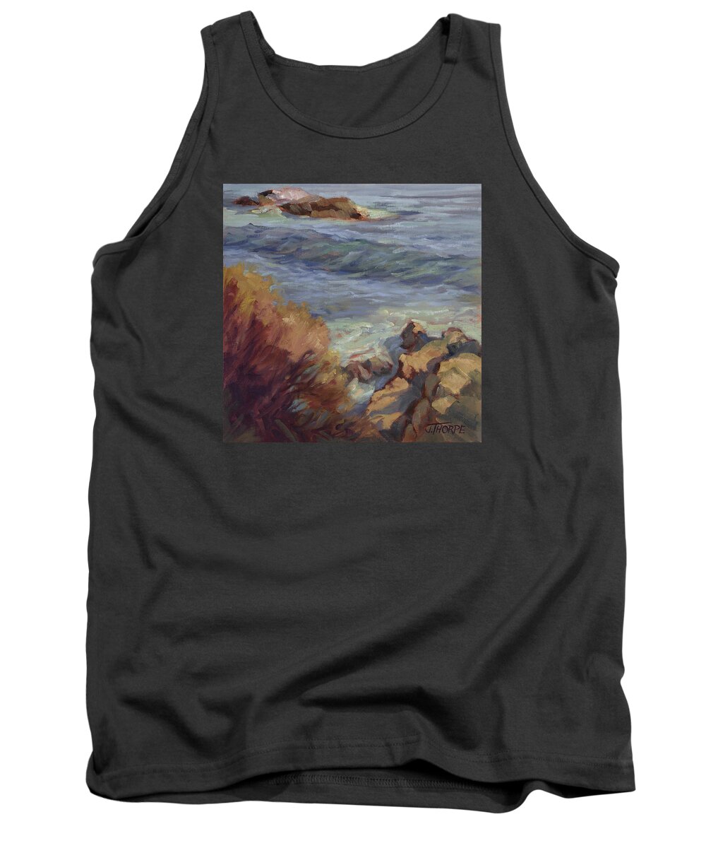 Water Tank Top featuring the painting Incoming Wave by Jane Thorpe