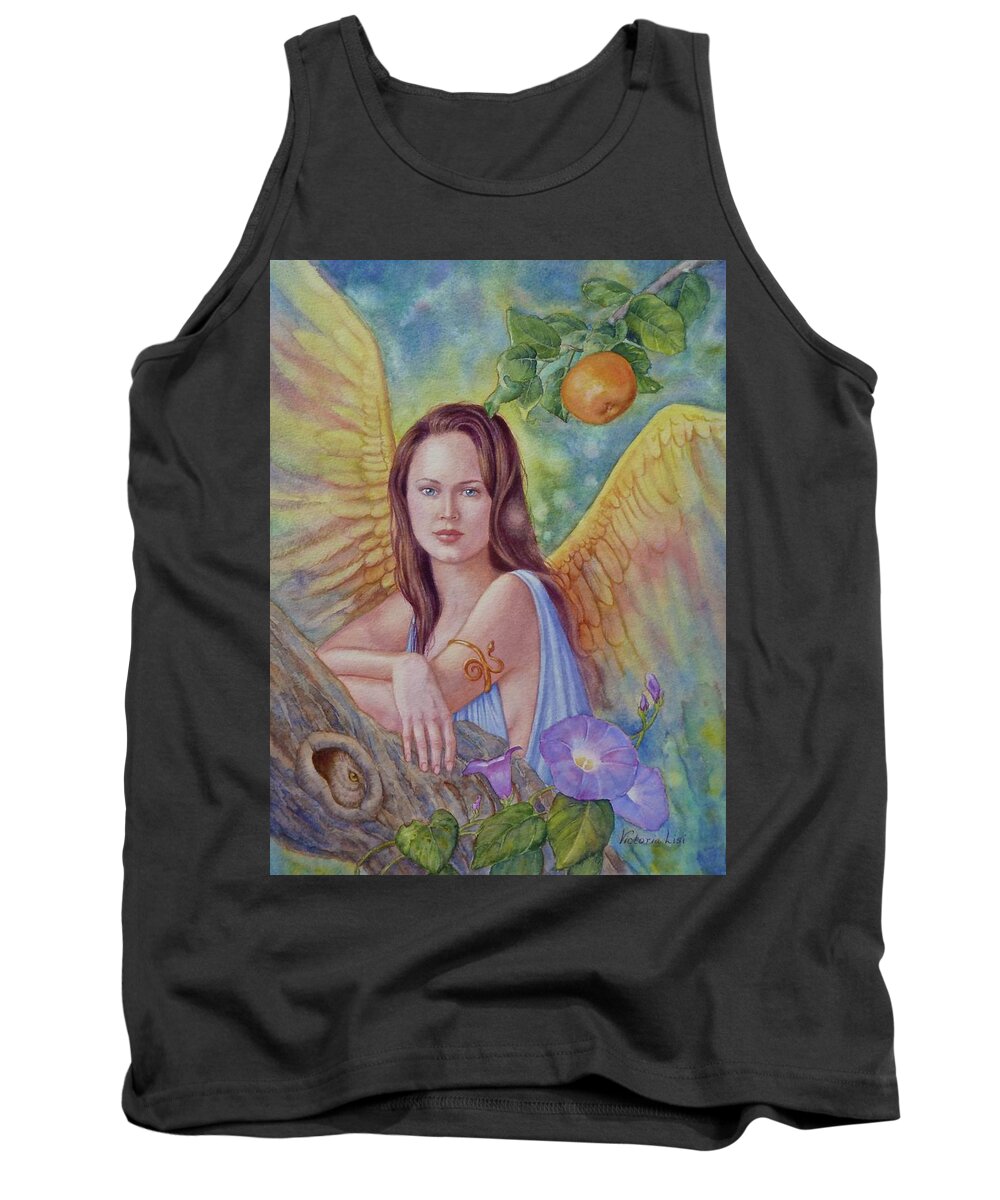Visionary Tank Top featuring the painting Invitation by Victoria Lisi