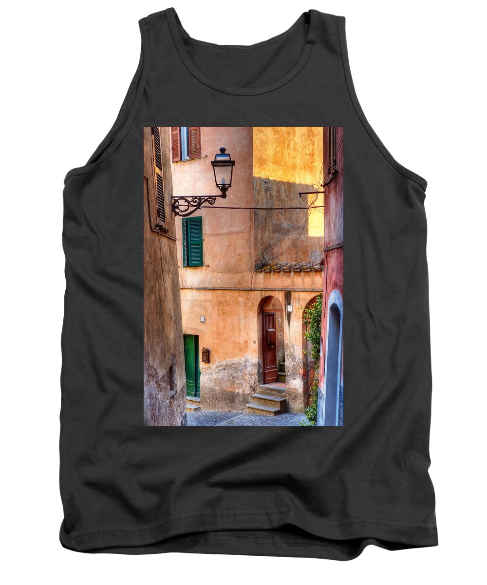 Old Tank Top featuring the photograph Italian alley by Silvia Ganora